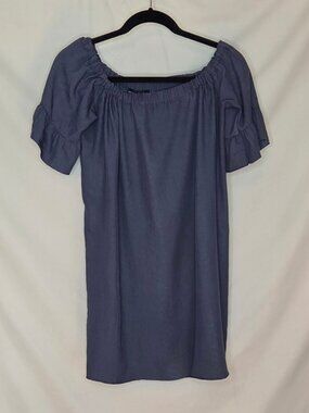 See You Monday Dress: Blue, Med.